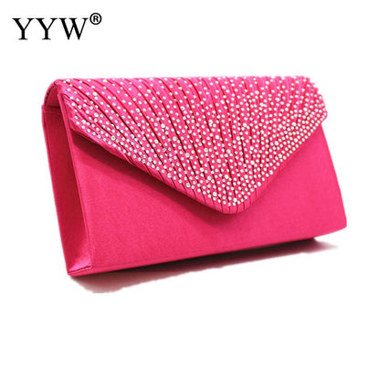 Purple Women Wedding Clutch Luxury Handbag Women Bags Designed Clutch