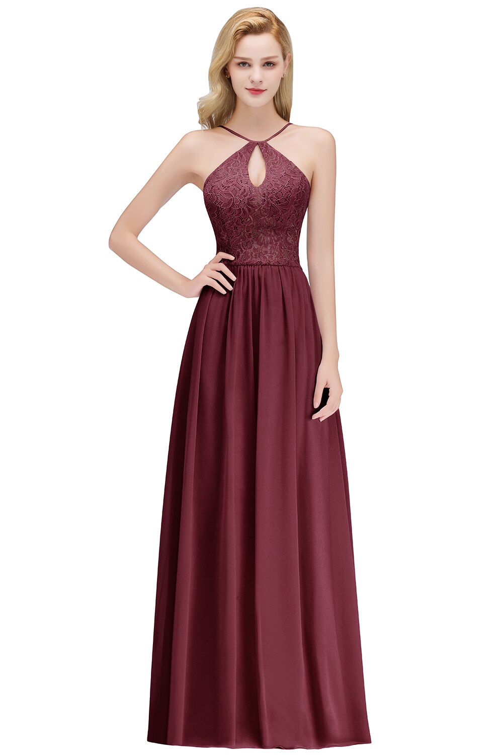 Homecoming Dresses: Lace Prom Dresses Long Charming Backless Spaghetti Straps