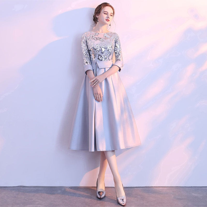 Homecoming Dresses: Prom Dresses Illusion Scoop Neck Formal Party Evening Dresses