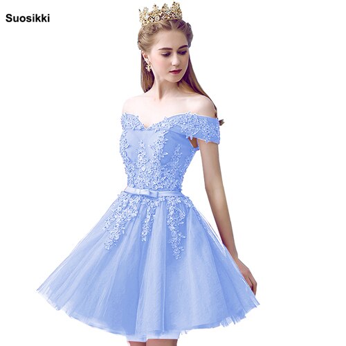 Homecoming Dresses: Red Lace Elegant Knee Length Prom Dresses Women