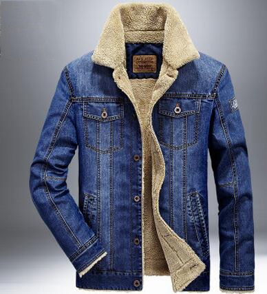 M-6XL Men Jacket and Coats Brand Clothing Denim Jacket Fashion Mens