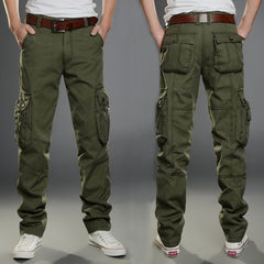 Cargo Pants Men Combat SWAT Army Military Pants Cotton Many Pockets