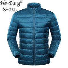 NewBang Feather Jacket Man Ultra Light Down Jacket Men Winter Coat