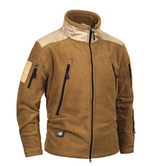 Brand Clothing Coat Men Thicken Warm Military Army Fleece Jacket