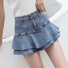 Shorts Skirt Women Summer Streetwear Ladies Short Skirts Jeans Casual All Match