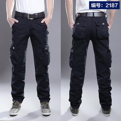 Cargo Pants Men Combat SWAT Army Military Pants Cotton Many Pockets