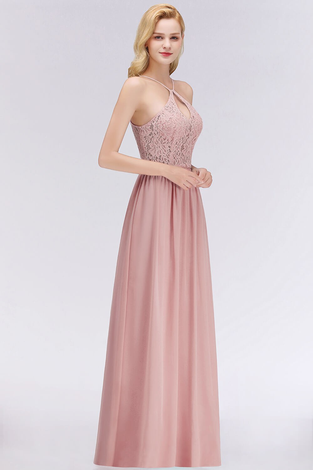 Homecoming Dresses: Lace Prom Dresses Long Charming Backless Spaghetti Straps