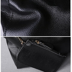 Women Deluxe Cowhide Genuine Leather Totes Handbag Lady Simple