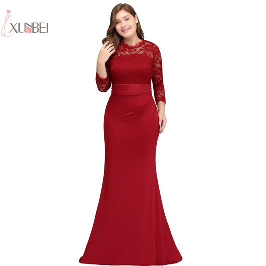 Homecoming Dresses: Mermaid Lace Long Prom Dresses Red Royal Blue Prom Gown