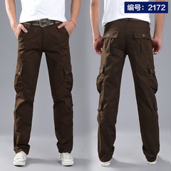 Cargo Pants Men Combat SWAT Army Military Pants Cotton Many Pockets