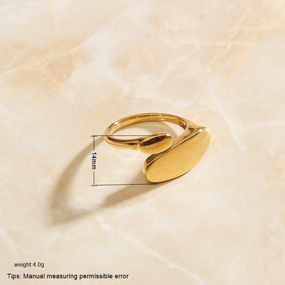 Fashion Gold color size 7 8 Perfume women finger Ring