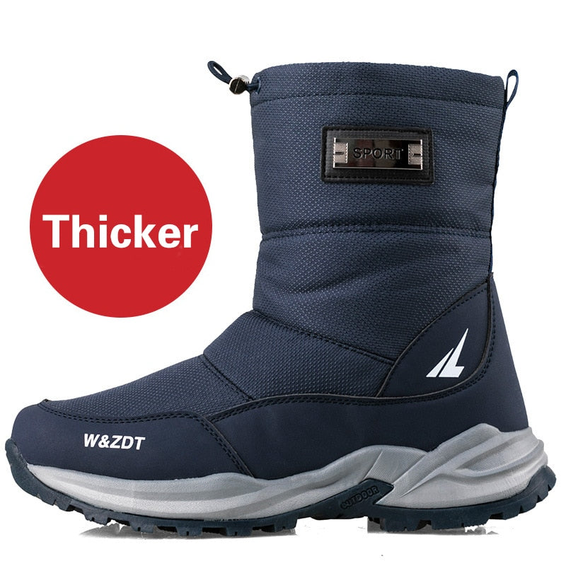Winter Men's Boots Winter Shoes Men Snow Boots Waterproof