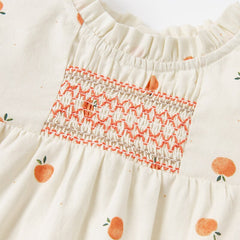 dave bella spring baby girl fashion fruit print dress with a small bag party dress