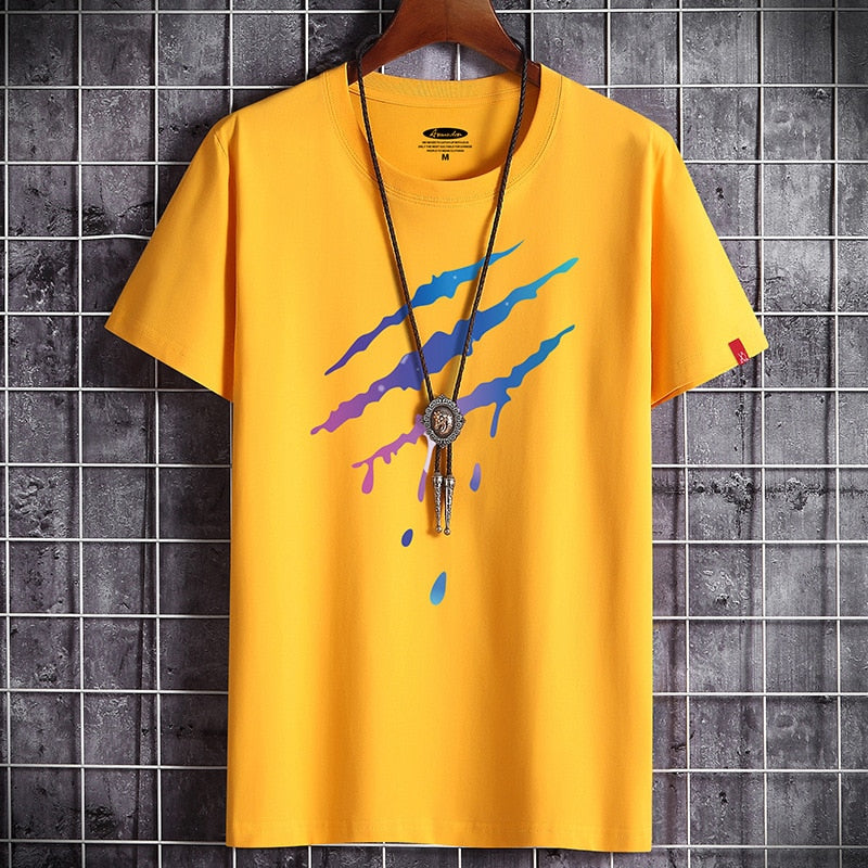 T-shirt for Men Clothing Fashion Summer Graphic Vintage Tshirt Anime