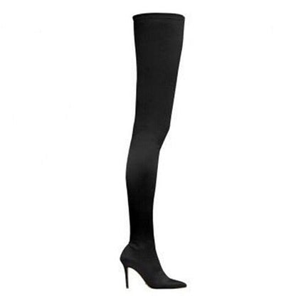 Thigh High Boots Over The Knee Elastic Stretch Boots Women Botas