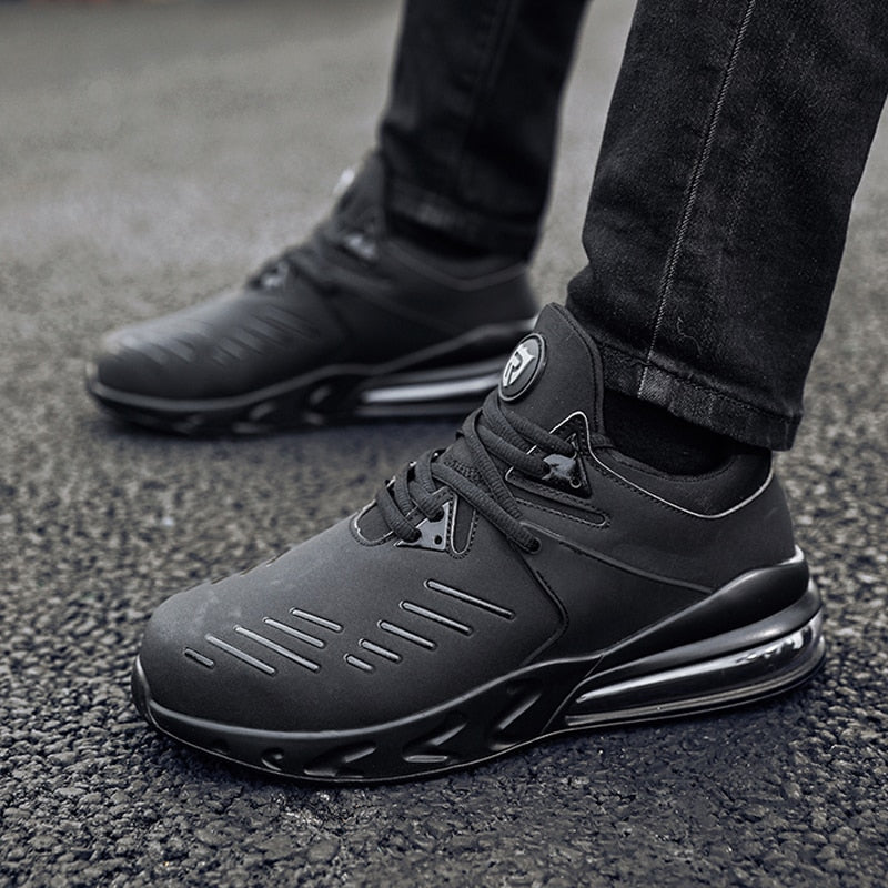 Men's Steel Toe Work Safety Shoes Anti-smashing Water-proof