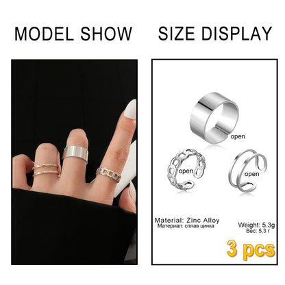 Trendy Gold Butterfly Rings For Women Men Lover Couple Rings Set