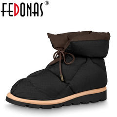 Ins Fashion Women Ankle Boots Winter Warm Female