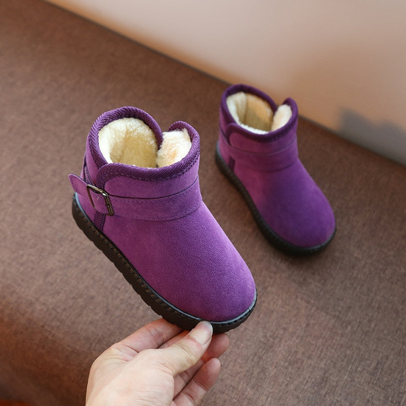 Mumoresip Girls Boots Boys Boots Kids Boots Children Winter Snow Boots