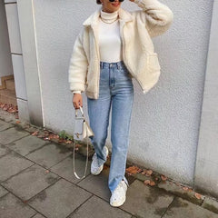 Washed Denim Pants Jeans Women Boyfriend Jeans Casual Pants