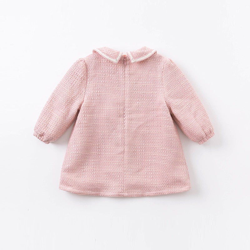 dave bella winter baby girl cute zipper dress children fashion party dress