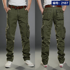 Cargo Pants Men Combat SWAT Army Military Pants Cotton Many Pockets