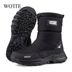 Winter Men's Boots Winter Shoes Men Snow Boots Waterproof