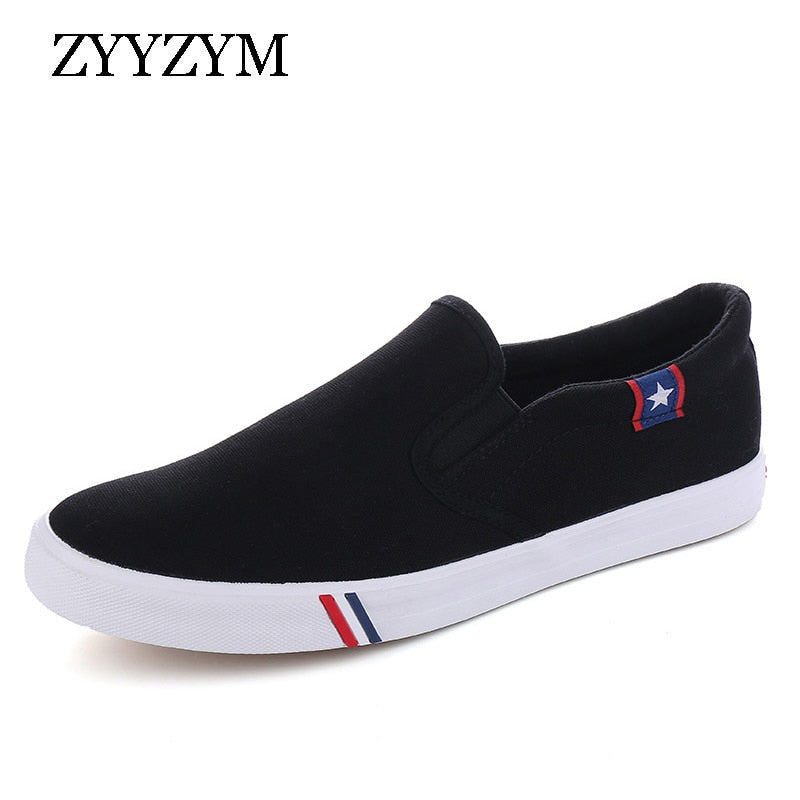 Mens Shoes Casual Canvas Spring Summer Slip-on Unisex Man Fashion Sneakers