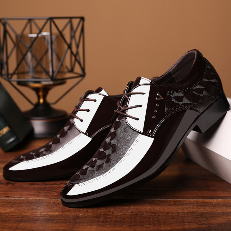Office Men Dress Shoes Men Formal Shoes Leather Luxury Fashion
