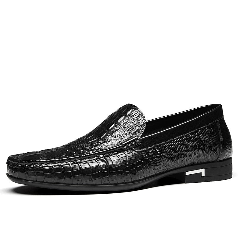 Mens Slip on Shoes Men's Loafers Genuine Leather