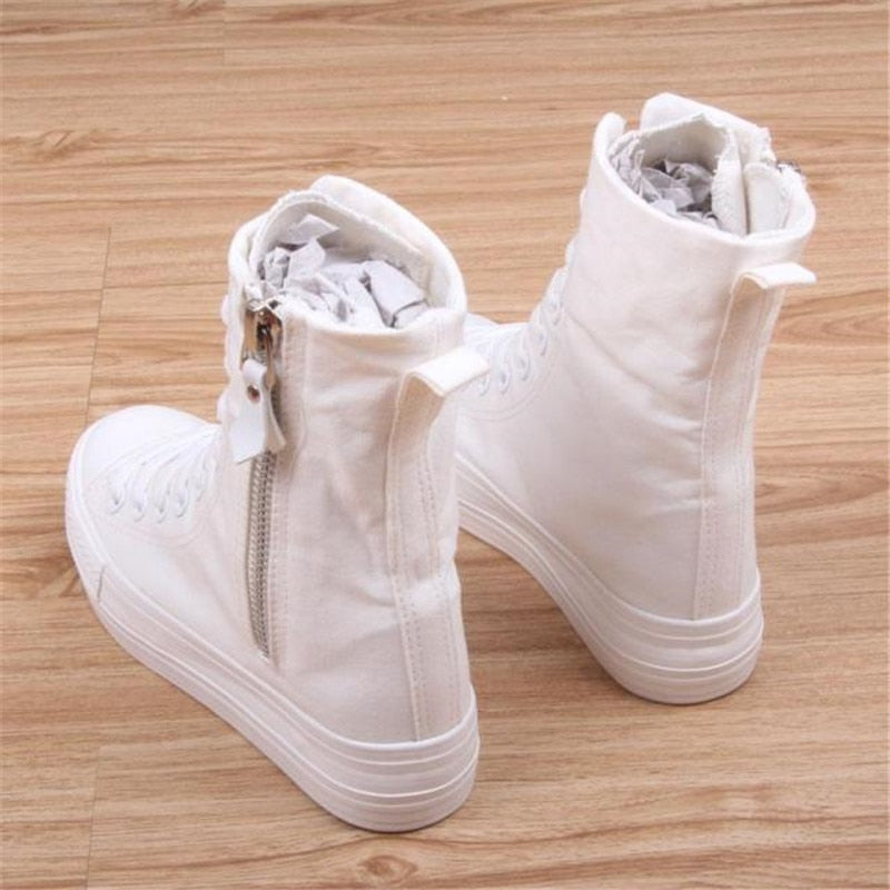 Fashion Women Sneakers Denim Casual Shoes Female Summer Canvas Shoes