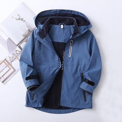 Spring Autumn Children Clothing Kid Clothes Hooded Inner Polar Fleece Boys