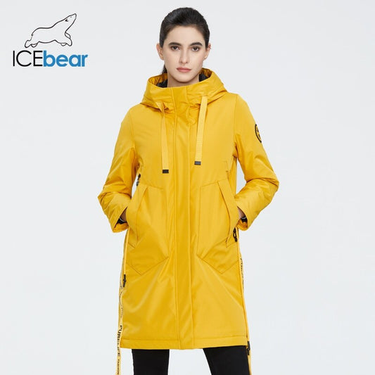 Fall women's coat with a hood casual wear quality fashion autumn parka