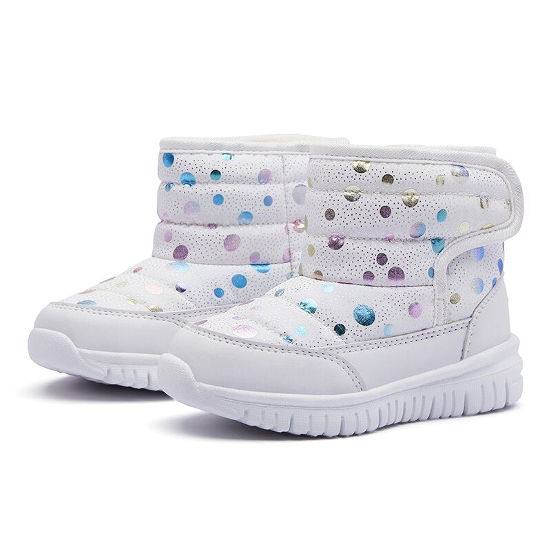 Cotton-Padded Shoes For Children Kids Snow Boots Style Plus