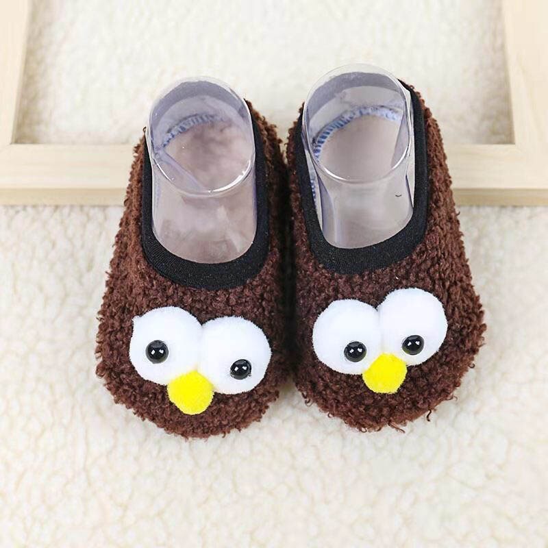 Winter Children Floor Shoes For Baby Slippers Infant Toddler Plush Warm