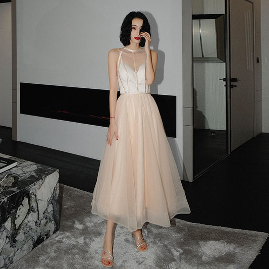 Homecoming Dresses: Empire Tulle Zipper Back A-Line Woman Formal Prom Party Gowns