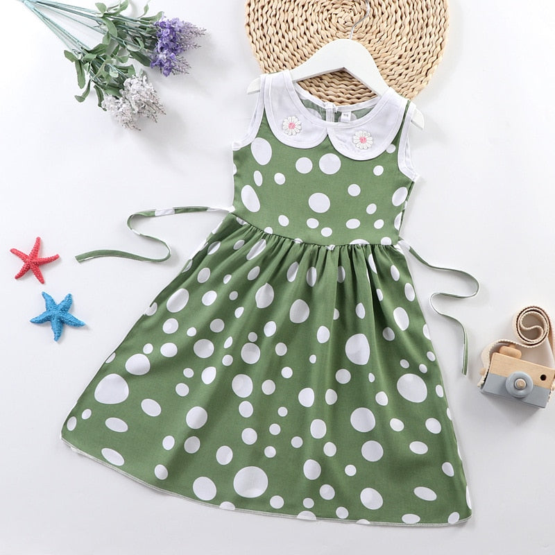 Super Affordable Promotional Clothes 3-10 Years Old Baby Girl Dress