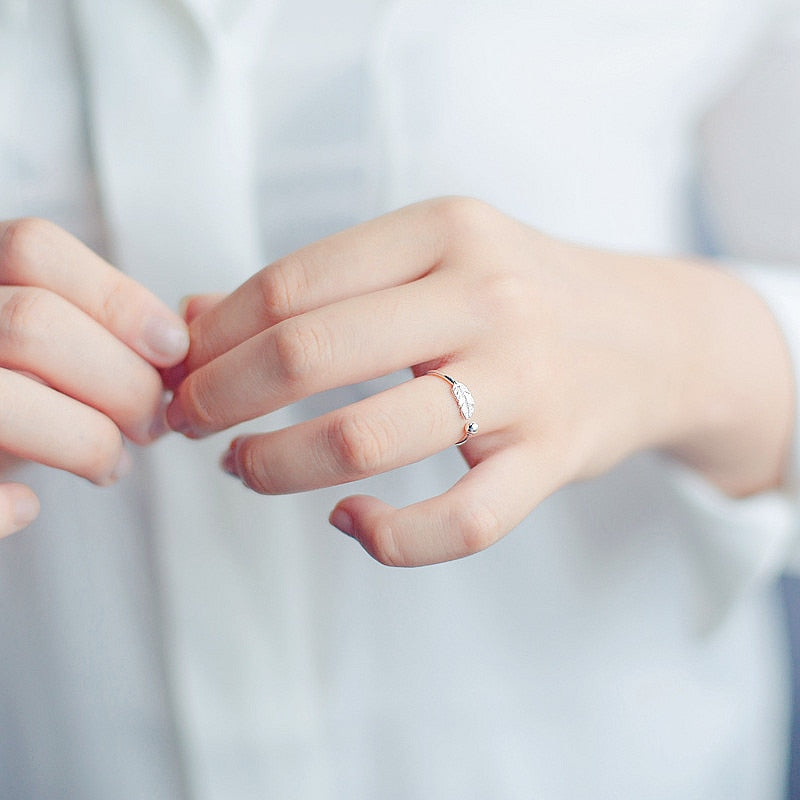 Korean Style Daisy Flower Elegant Opening Rings Women Adjustable Wedding