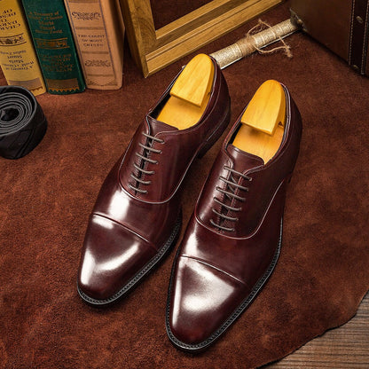 Men Dress Shoes Party / Office & Career / Wedding Lace-Up Oxford