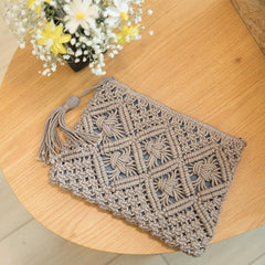 Women Bohemian Style Straw Woven Day Clutches Bags Fashionable