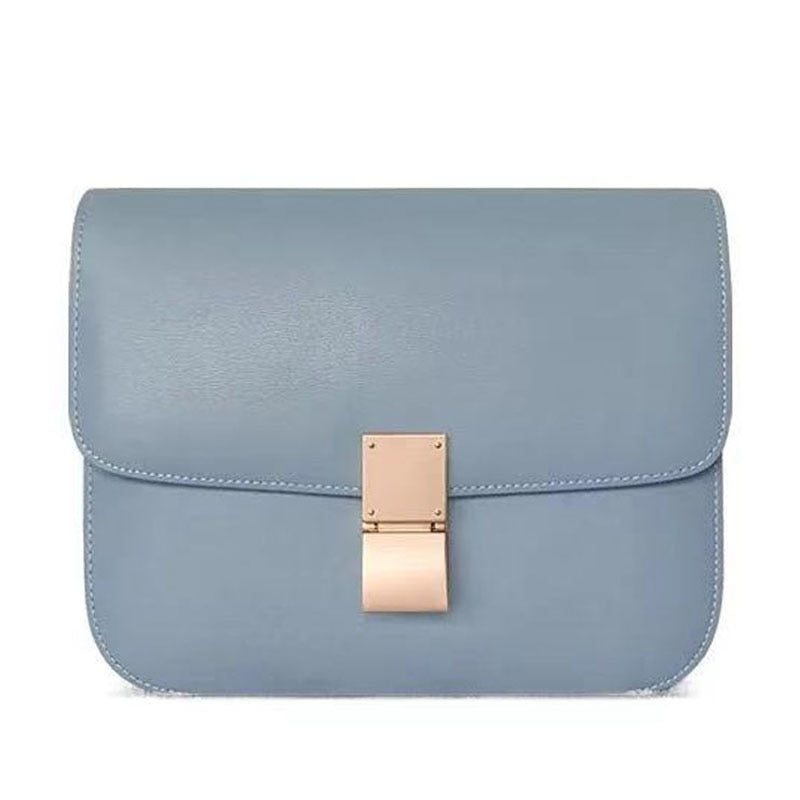 Genuine Leather Ladies Tofu Bag Luxury Design Handbag Purse Small
