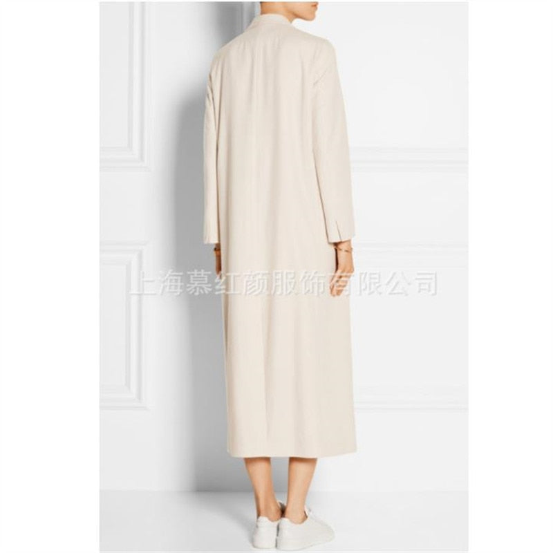 Women Winter Coat Wool Double breasted cashmere Vintage Elegant jacket Fashion