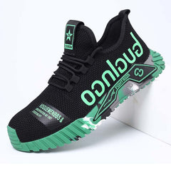 Breathable Lightweight Work Shoes Comfortable Soft Safety Shoes European