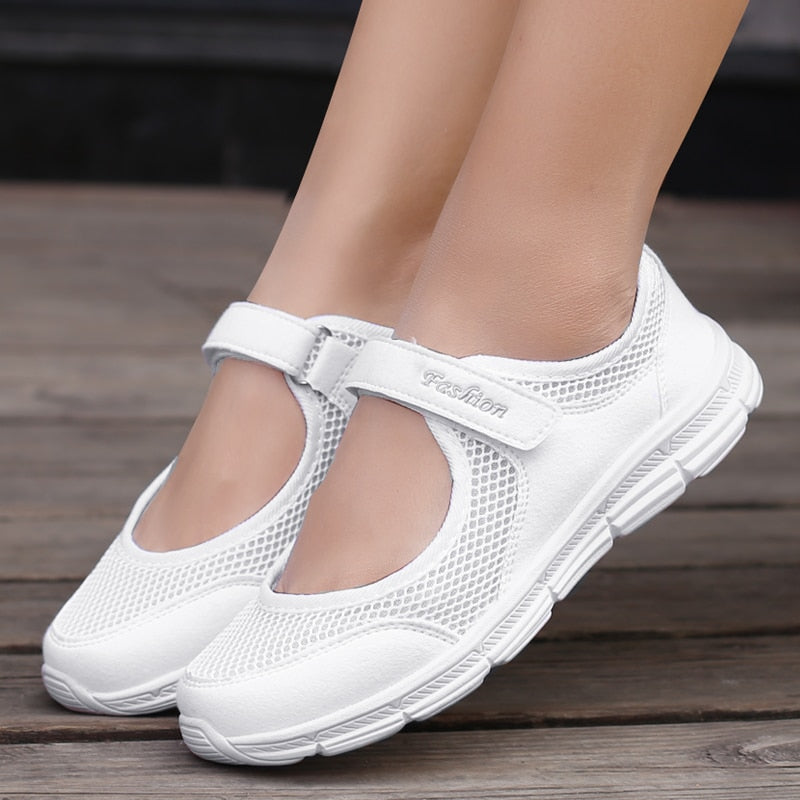 Women Flat Casual Shoes Fashion Breathable Mesh Tenis Feminino Shoes