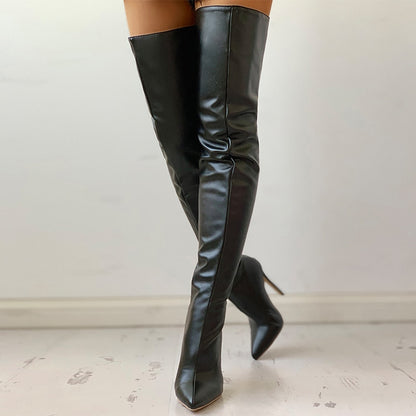 Over The Knee Boots Women High Heels Shoes Ladies Thigh High Boots
