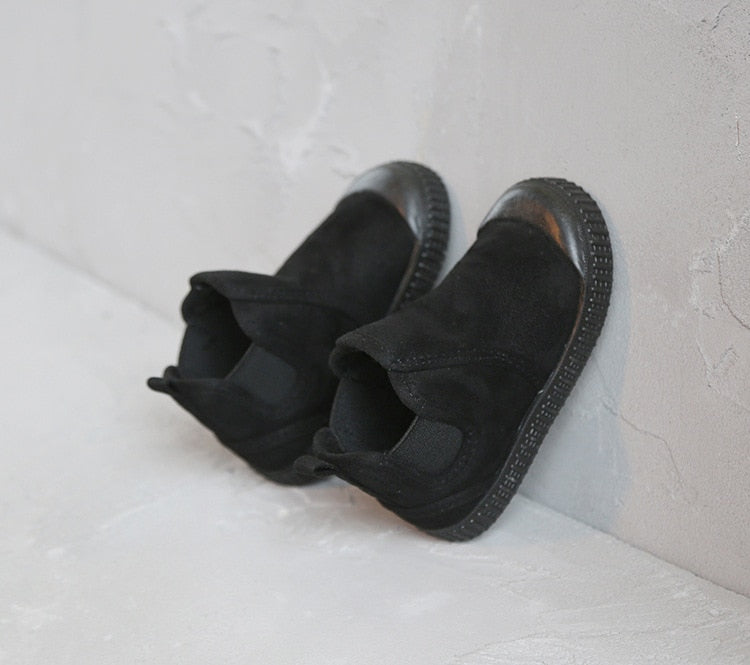 Winter Girl Short Boot Children Outdoor Ankle Boots Anti Slippery Kids