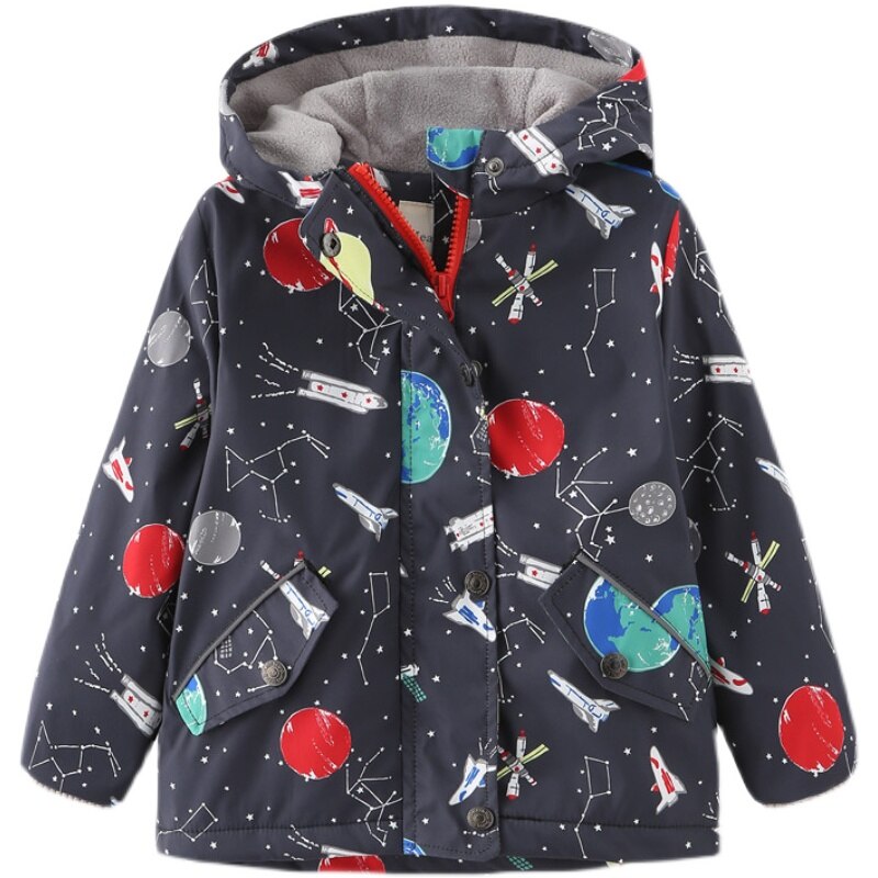 Winter children polar fleece windbreaker boys and girls single coat