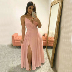 Prom Dresses V-neck Vestidos De Fiesta De Noche Prom Party