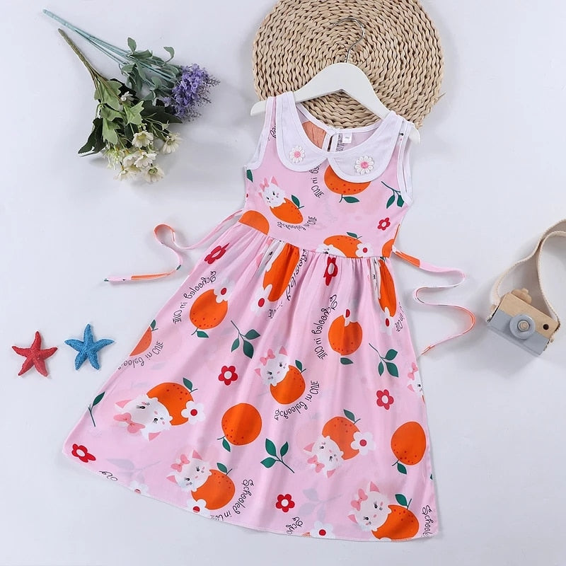 Super Affordable Promotional Clothes 3-10 Years Old Baby Girl Dress