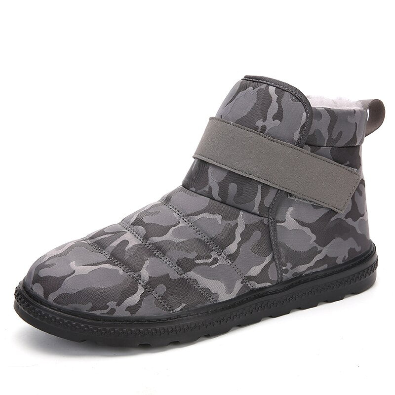 Plus Size  Men Boots Lightweight Winter Shoes for Men Snow Boots Waterproof
